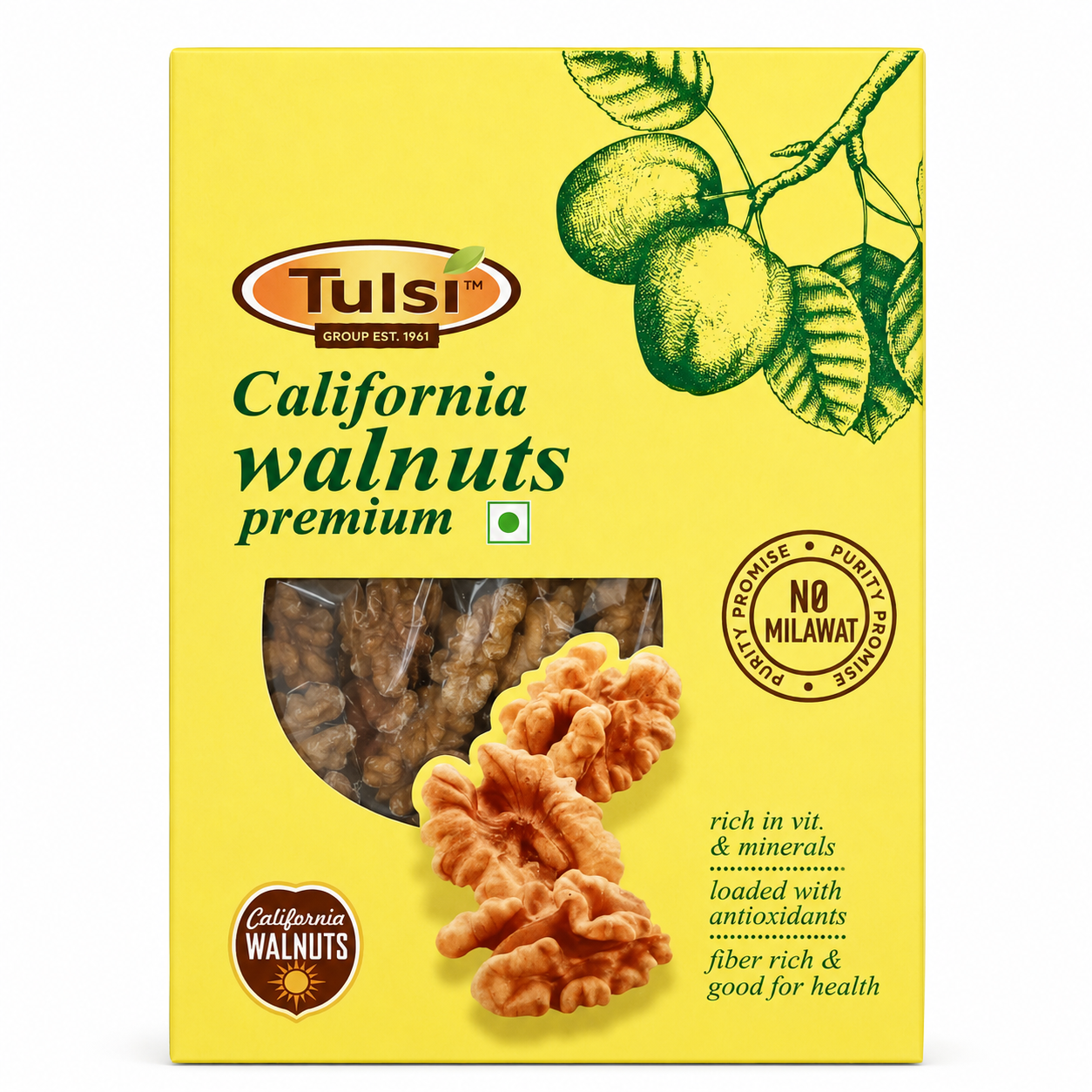 Tulsi California Walnuts, 100g