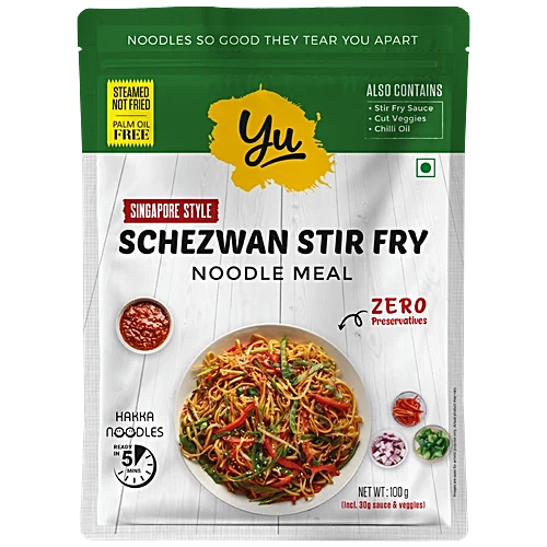 Yu Schezwan Stir Fry Hakka Noodles Pouch,100g