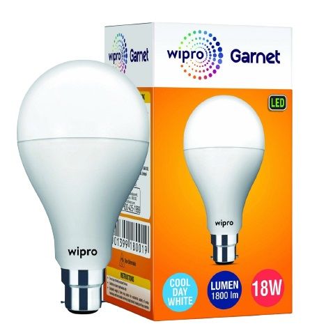 Wipro Garnet LED Bulb, 18 Watt (Cool Day White)