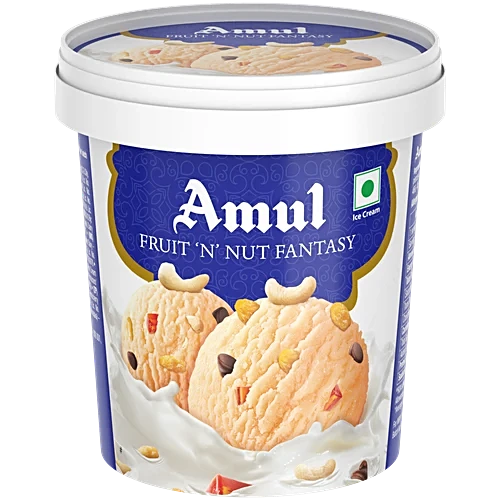 Amul Fruit 'N' Fantasy Ice Cream Cup - Dry Fruits, 125ml