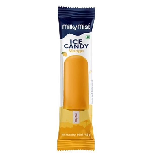 Milky Mist Ice Candy Stick Ice Cream - Mango, 60ml