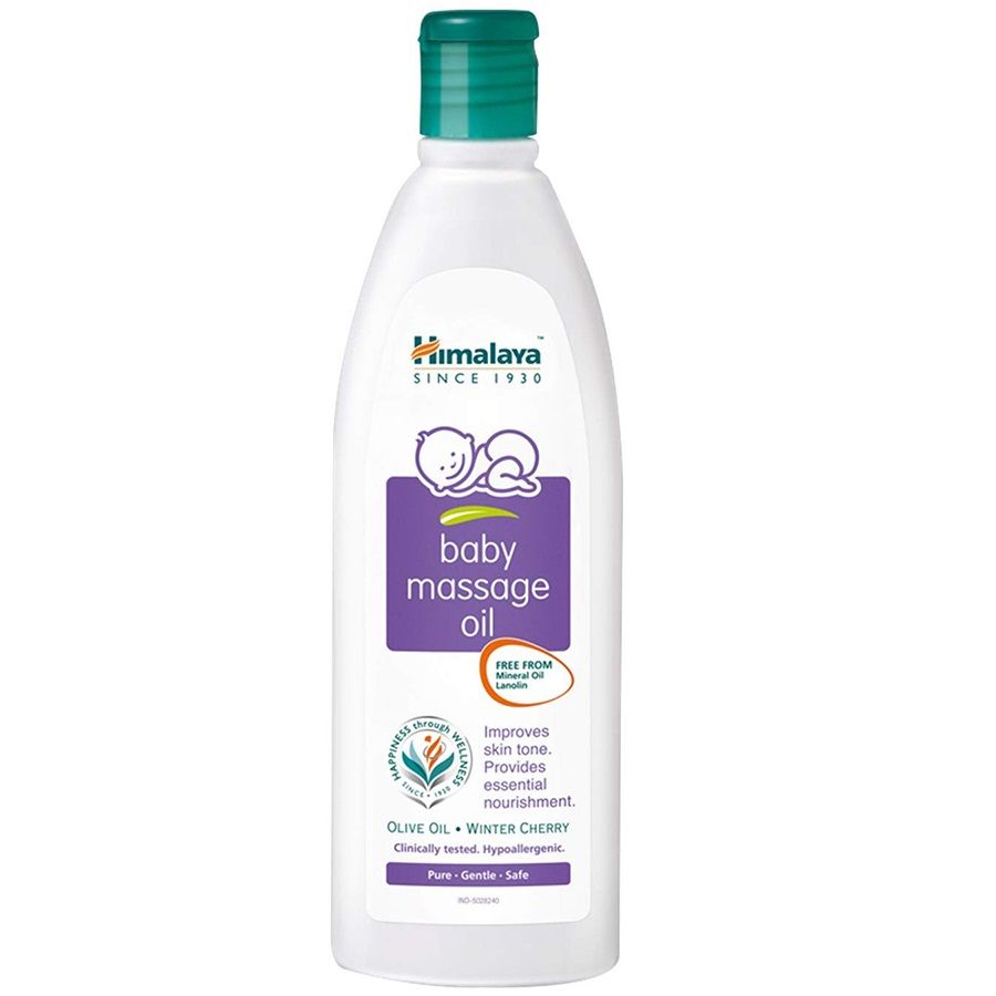 Himalaya Baby Massage Oil - Winter Cherry & Olive Oil, 200ml