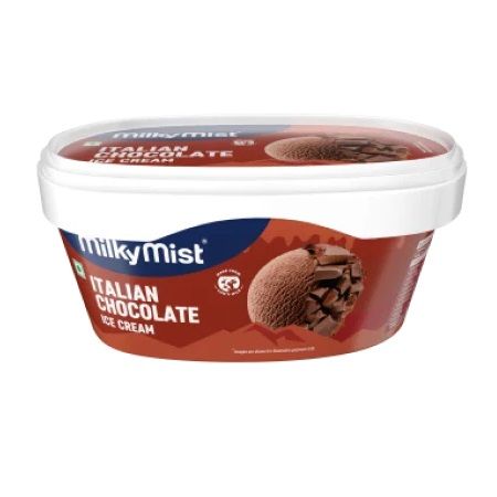 Milky Mist Ice Cream Oval Tub - Italian Chocolate, 1L