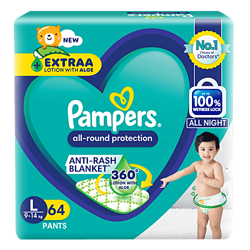 Pampers Pant Style Diapers L, 64pc