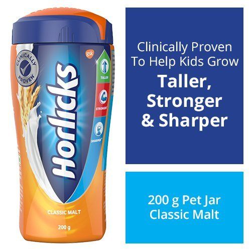 Horlicks Health Drink Jar - Classic Malt, 200g