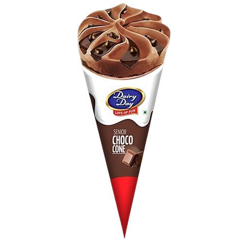 Dairy Day Cone Ice Cream - Chocolate, 65ml