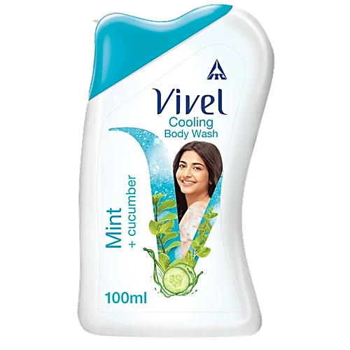 Vivel Body Wash - Mint & Cucumber, 100ml