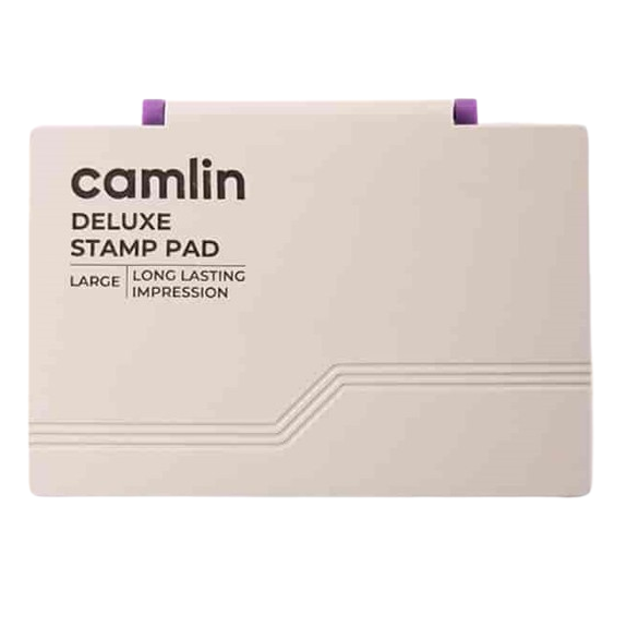 Camlin Deluxe Large Stamp Pad - Violet, 1pc