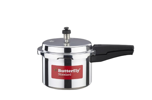 Butterfly Standard+ Aluminium Pressure Cooker, 3L