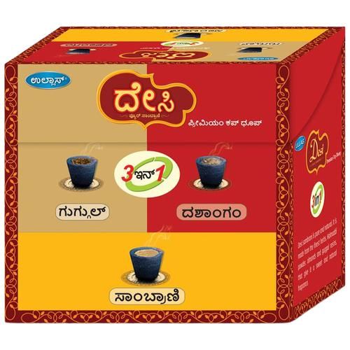 Ullas 3 in 1 Desi Sambrani Cups, 12pc