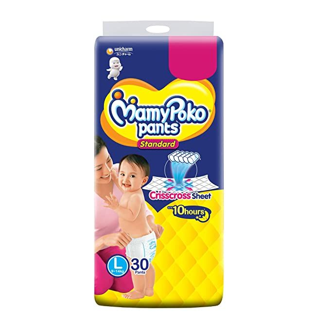 MamyPoko Pants Standard Diaper - L, 30pc