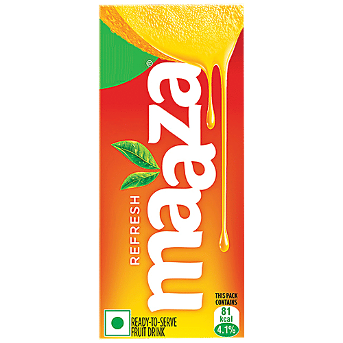 Maaza Fruit Drink Tetra Pack, 135ml