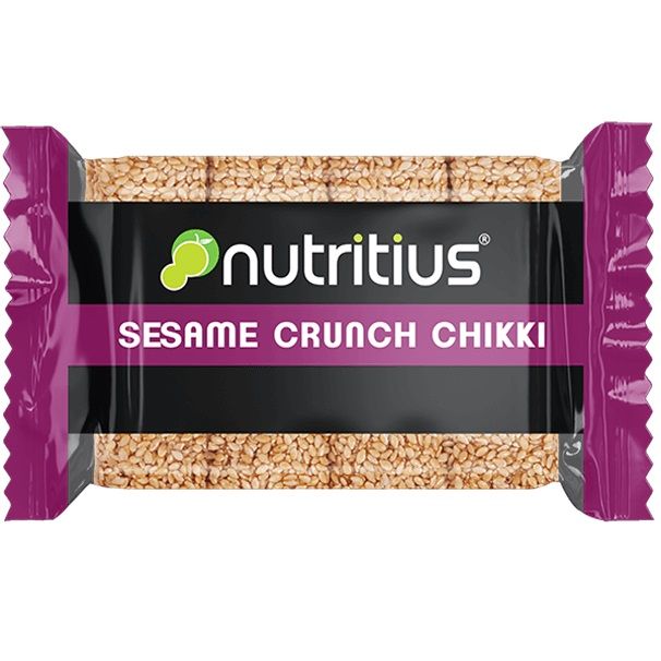 Nutritius Chikki - Sesame Crunch, 100g