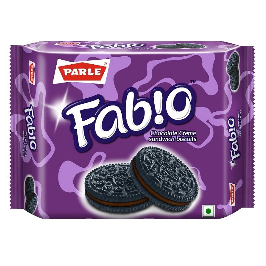 Parle Fabio Creme Sandwich Biscuit - Chocolate, 300g