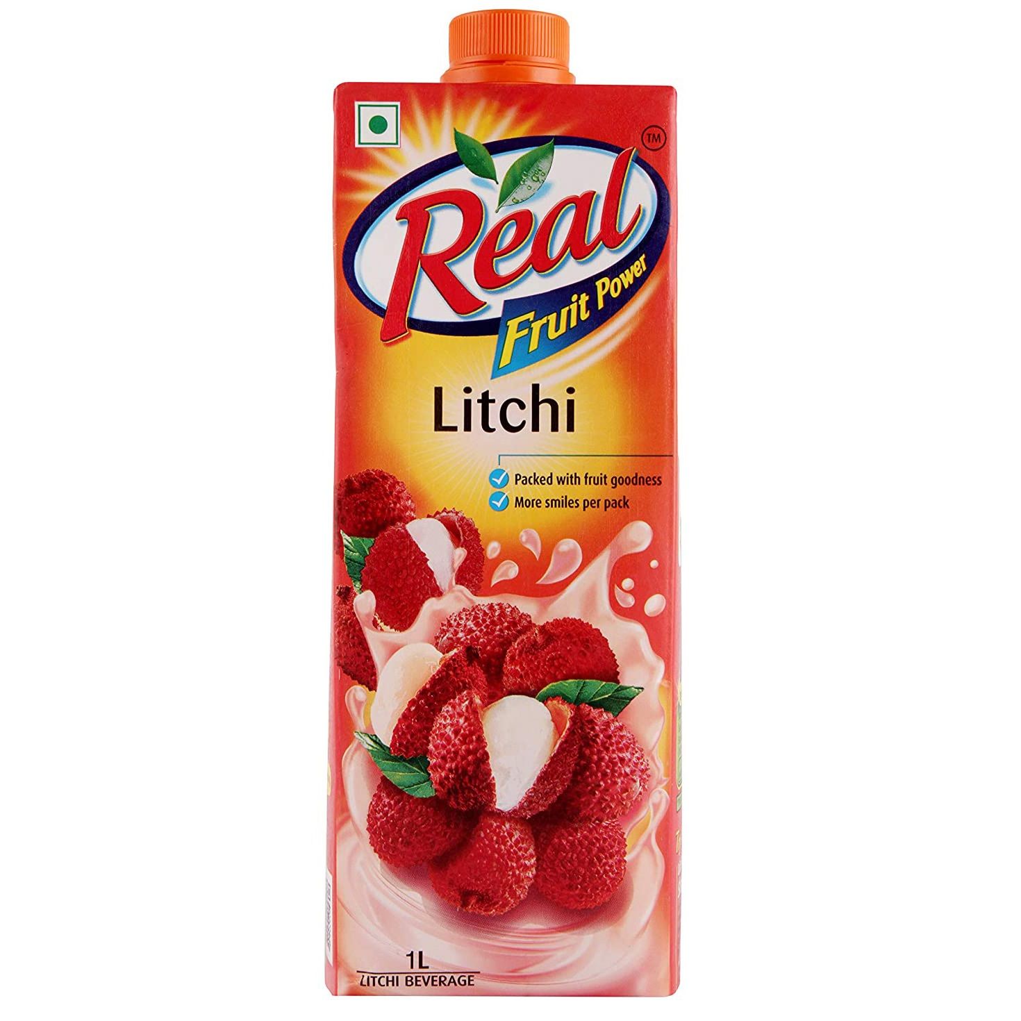 Real Fruit Juice Tetra Pack - Litchi, 1L