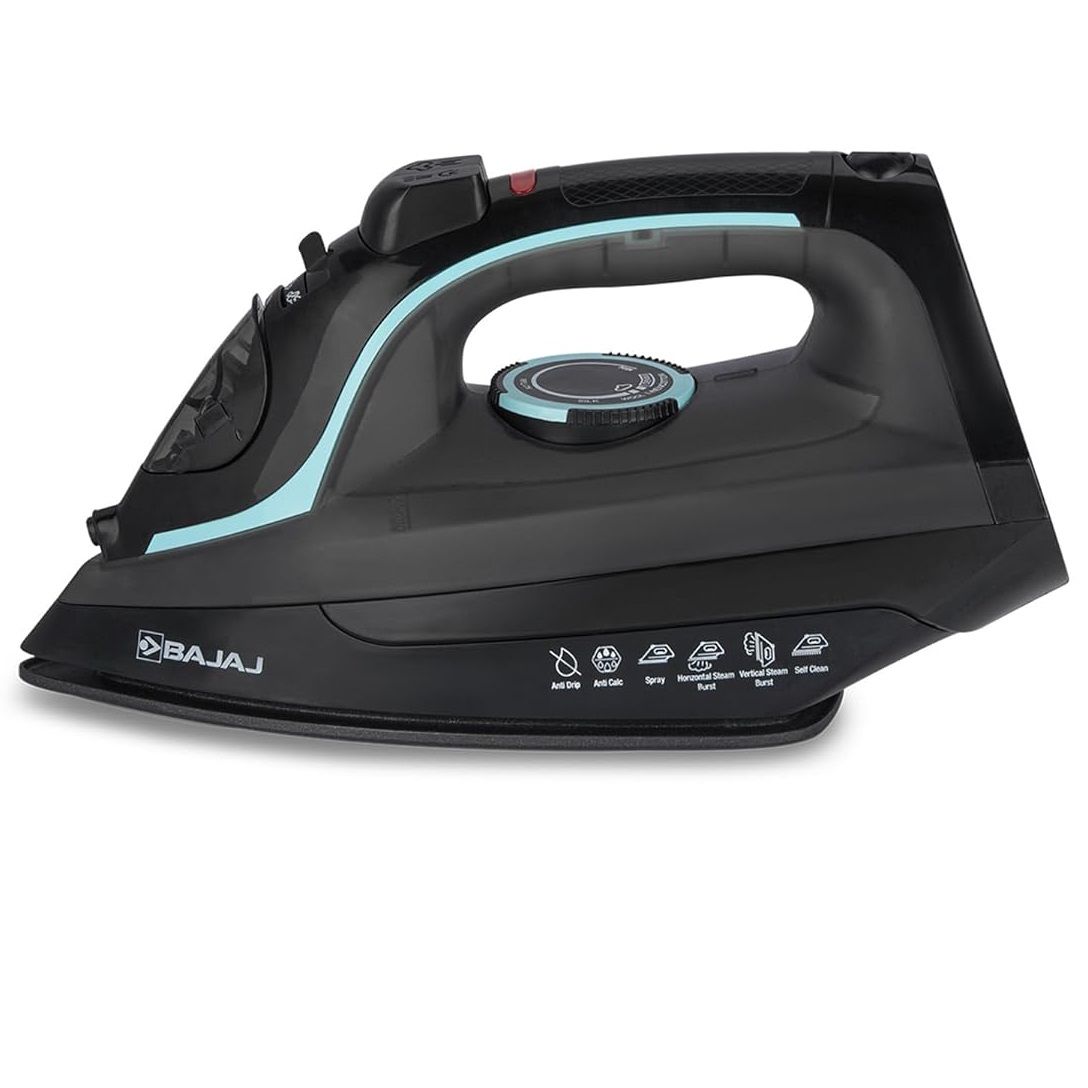 Bajaj | MX 45 | Steam Iron (Black & Grey)