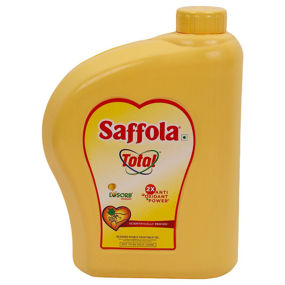 Saffola Total Edible Oil Can - Pro Heart Conscious, 1L