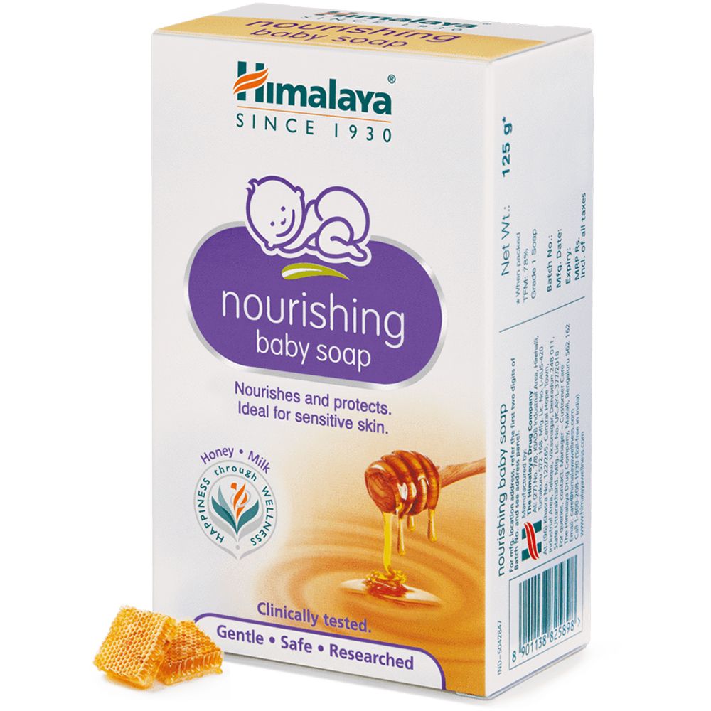 Himalaya Nourishing Baby Soap - Honey & Milk, 125g
