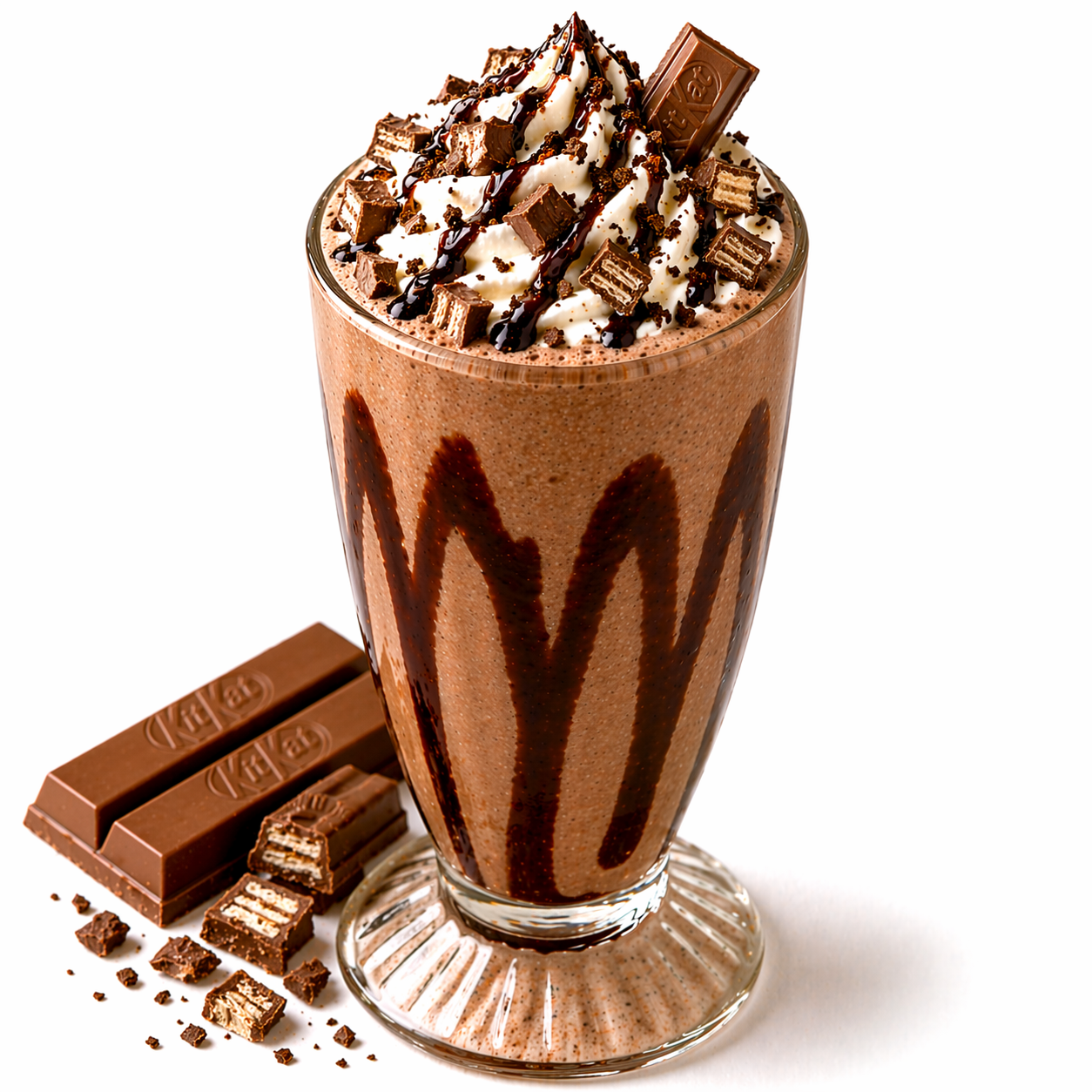 Choco Milk Shake - Kitkat, 1 Glass