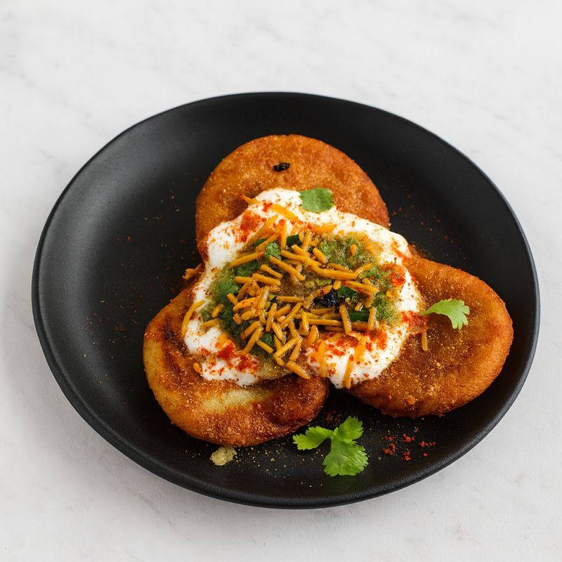 Aloo Tikki Chaat, 1 Plate