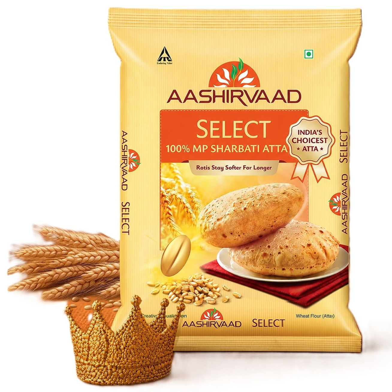 Aashirvaad Select sharbati Atta, 5kg