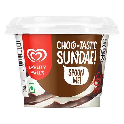 Kwality Wall's Sundae Ice Cream Cup - Choco Tastic, 100ml