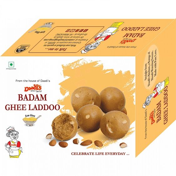 Daadis Badam Ghee Laddoo Carton, 200g