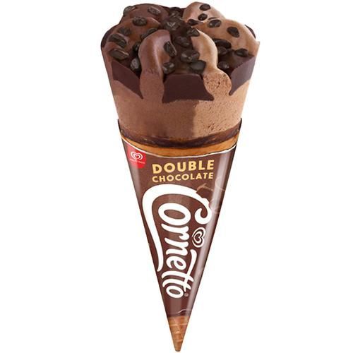Kwality Wall's Cornetto Cone Ice Cream - Double Chocolate, 105ml