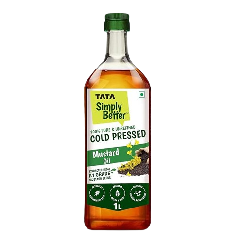 Tata Simply Better Cold Pressed Mustard Oil PET Bottle, 1L