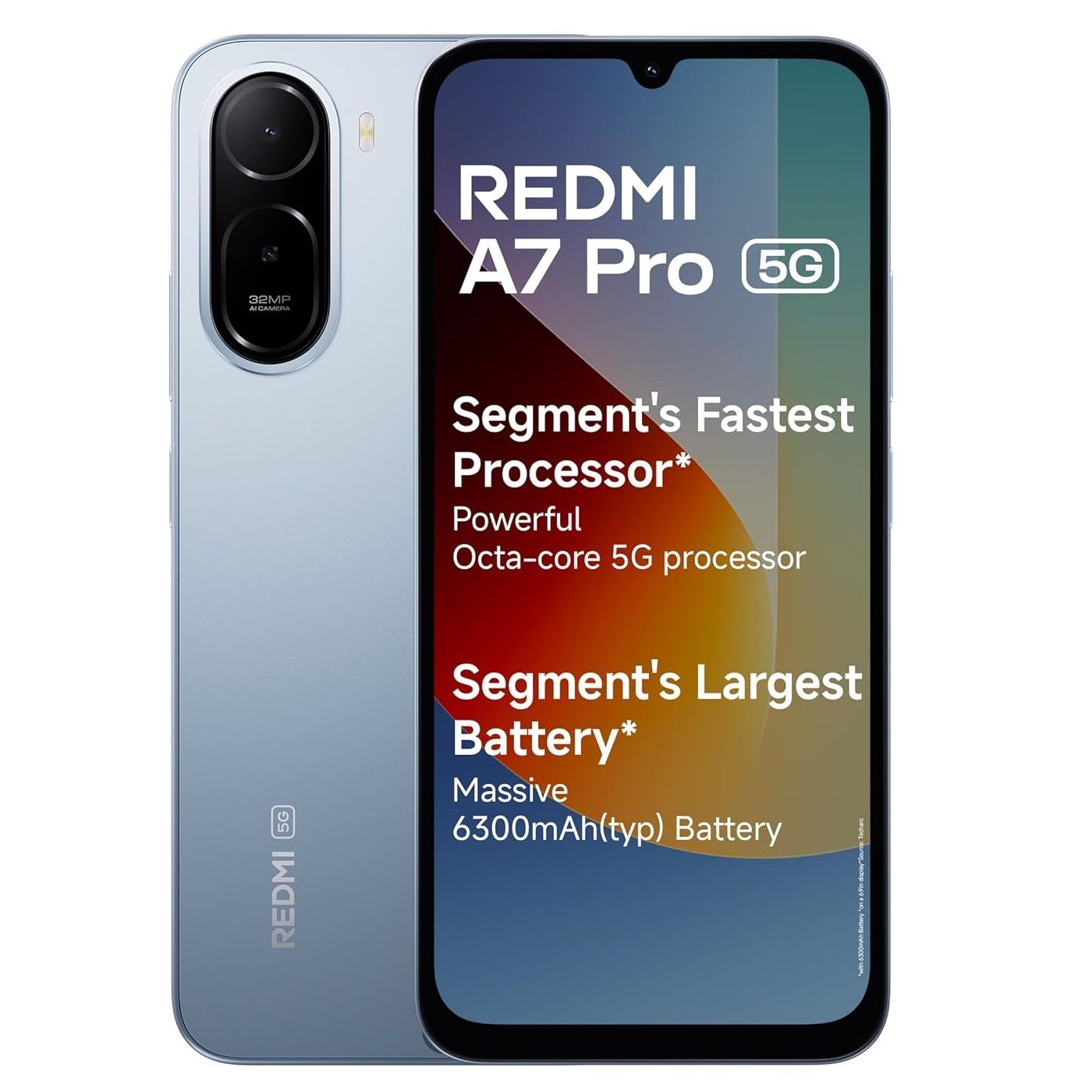 Redmi | A7 Pro | 5G Smartphone (4GB RAM, 128GB ROM, Mist Blue)