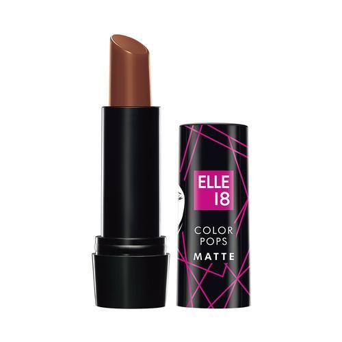 Elle18 Color Pops Matte Lipstick B6 - Toasted Mocha, 4.3g