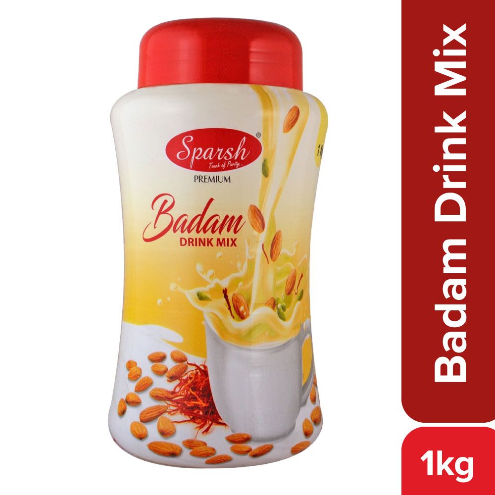 Sparsh Flavoured Milk Powder - Badam Drink mix, 1kg
