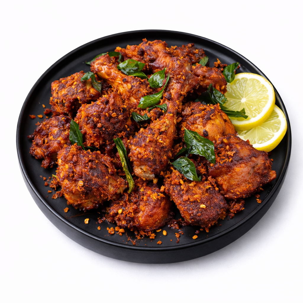 Payyoli Chicken Fry - Quarter Plate