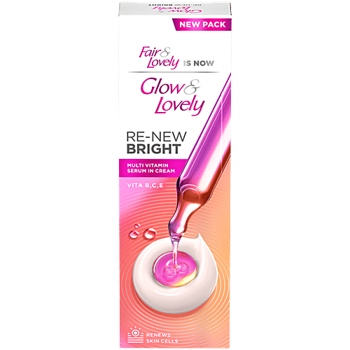 Glow & Lovely Re-New Bright Multivitamin Serum In Cream, 80g