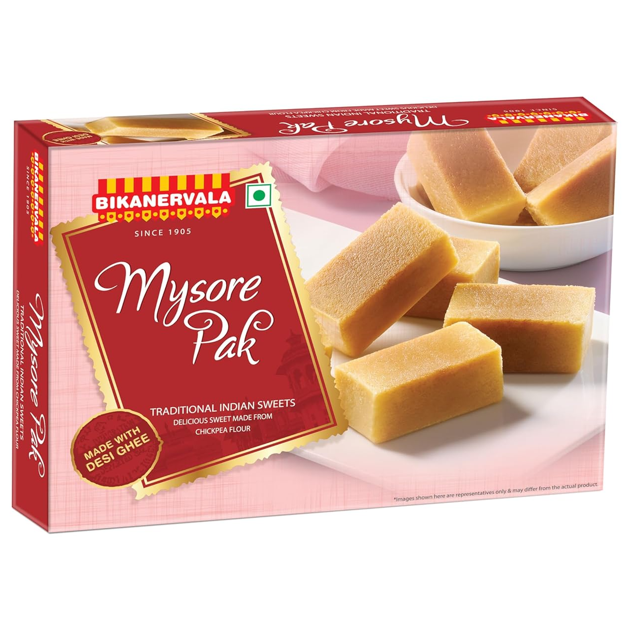Bikanervala Premium Mysore Pak Carton, 400g