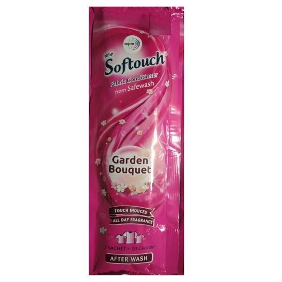 Softouch After Wash Fabric Conditioner Pink - Garden Bouquet, 18ml