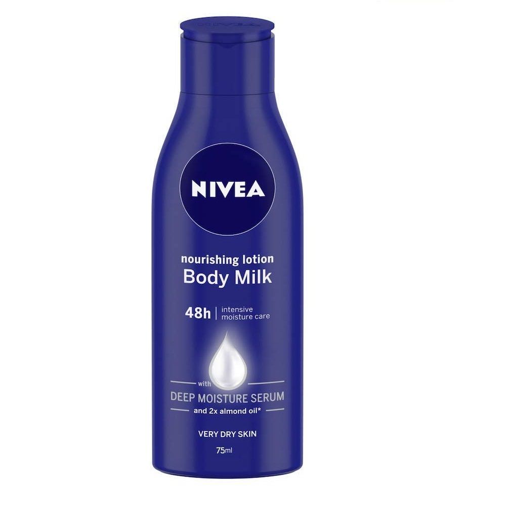 Nivea Nourishing Body Lotion For Dry Skin - Milk, 75ml