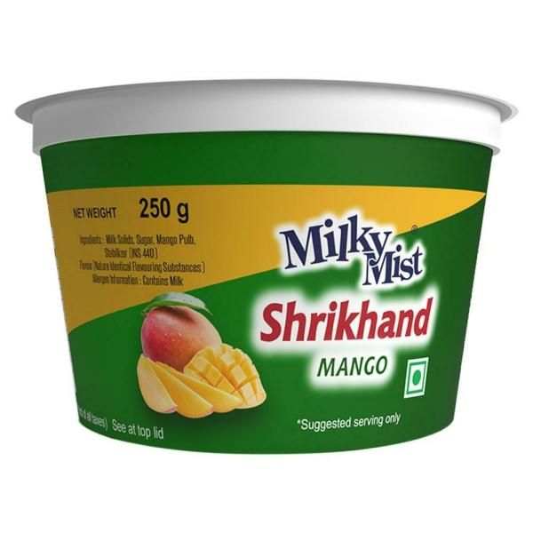 Milky Mist Shrikhand Cup - Mango, 250g