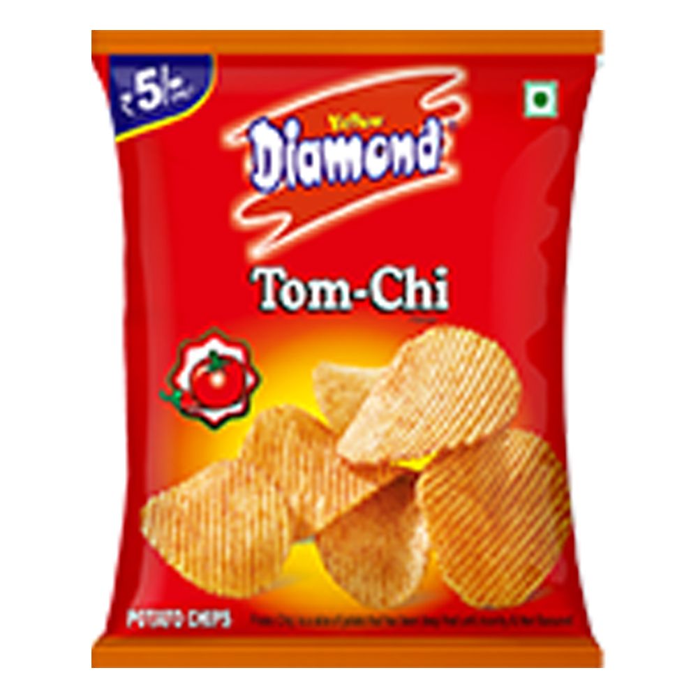 Yellow Diamond Potato Chips - Tom Chi, 15g