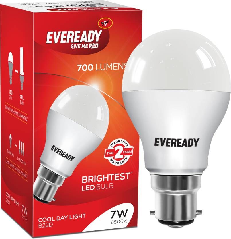 Eveready 7W LED Bulb - Cool Day light