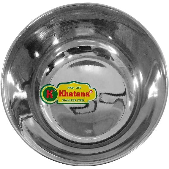 Khatana Stainless Steel Mukta Vati Bowl - No 4