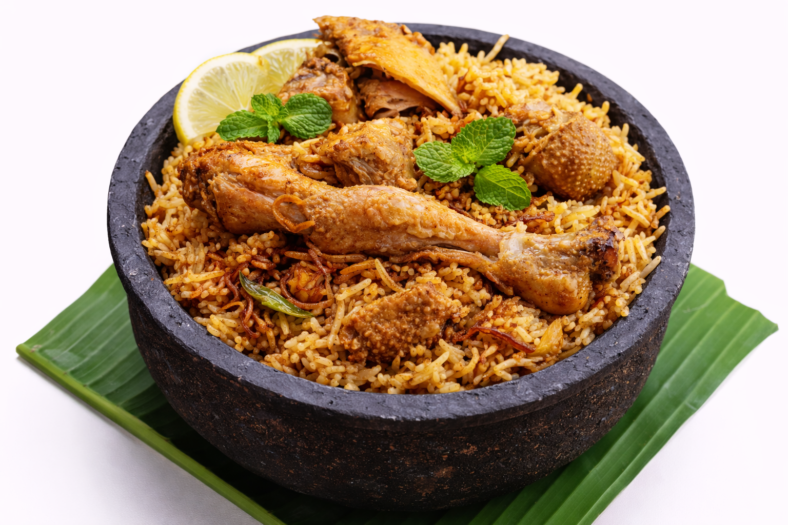 Chicken Natikodi Biriyani (Sunday), 1 Bowl
