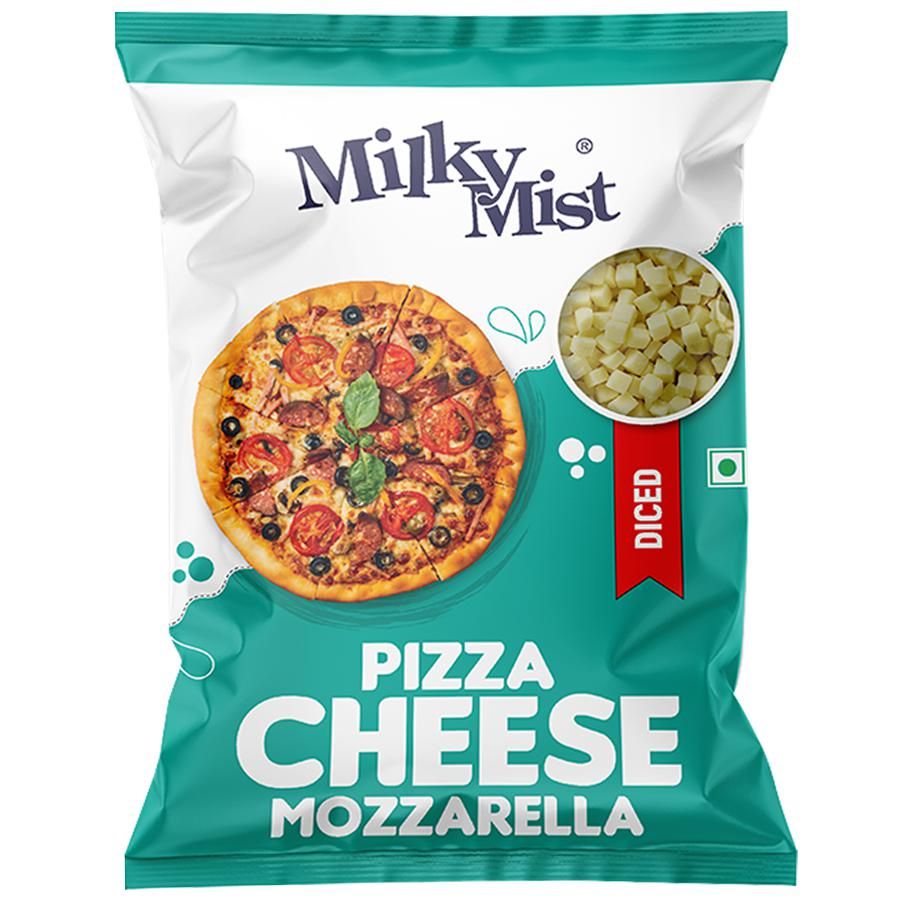 Milky Mist Mozzarella Cheese - Diced, 200g