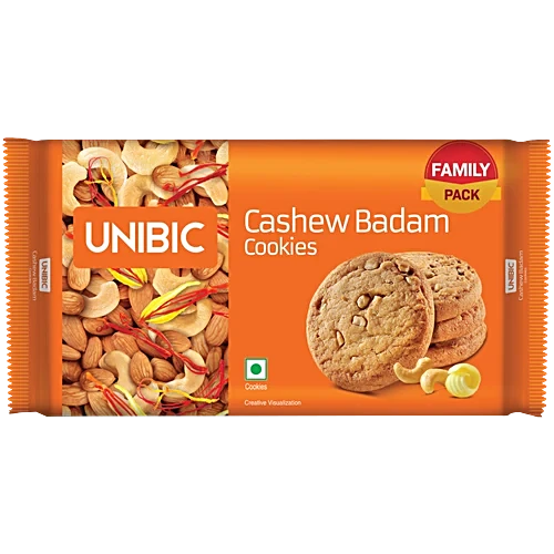 Unibic Cookies - Cashew Badam, 270g
