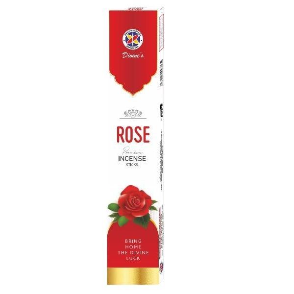 Divine's Incense Sticks Box - Rose, 36g