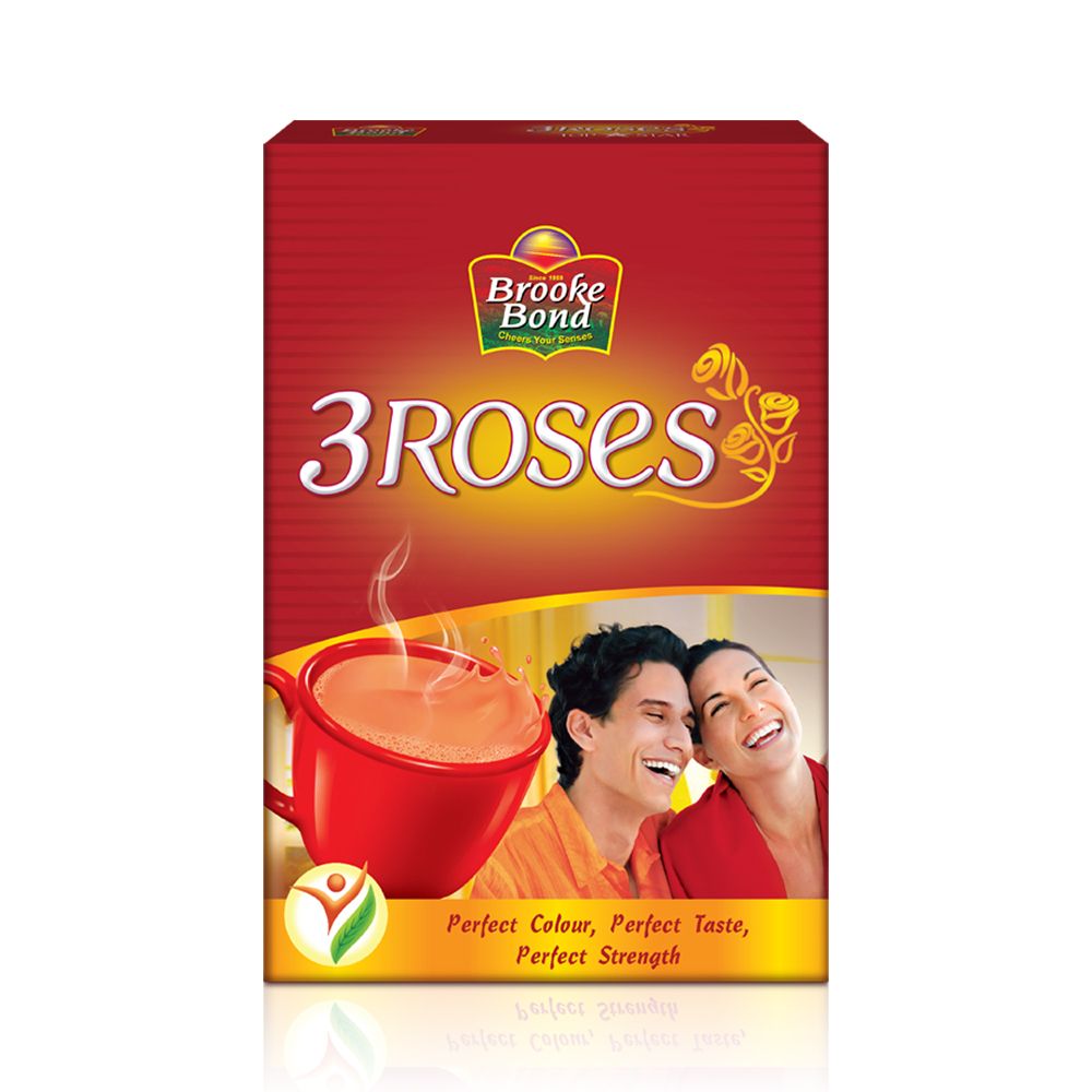 Brooke Bond 3 Roses Tea Carton, 250g