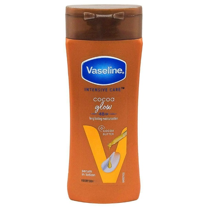 Vaseline 48 Hr Long Lasting Moisturization Serum In Lotion - Cocoa Glow, 45ml