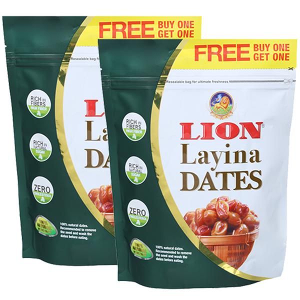 Lion Layina Dates, 500g (Buy 1 Get 1 Free)
