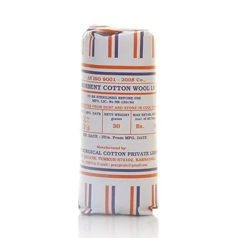 Prabhat Absorbent Cotton Wool, 30g