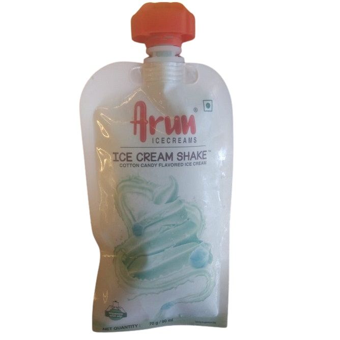Arun Ice Cream Shake Spout Pouch - Cotton Candy, 90ml